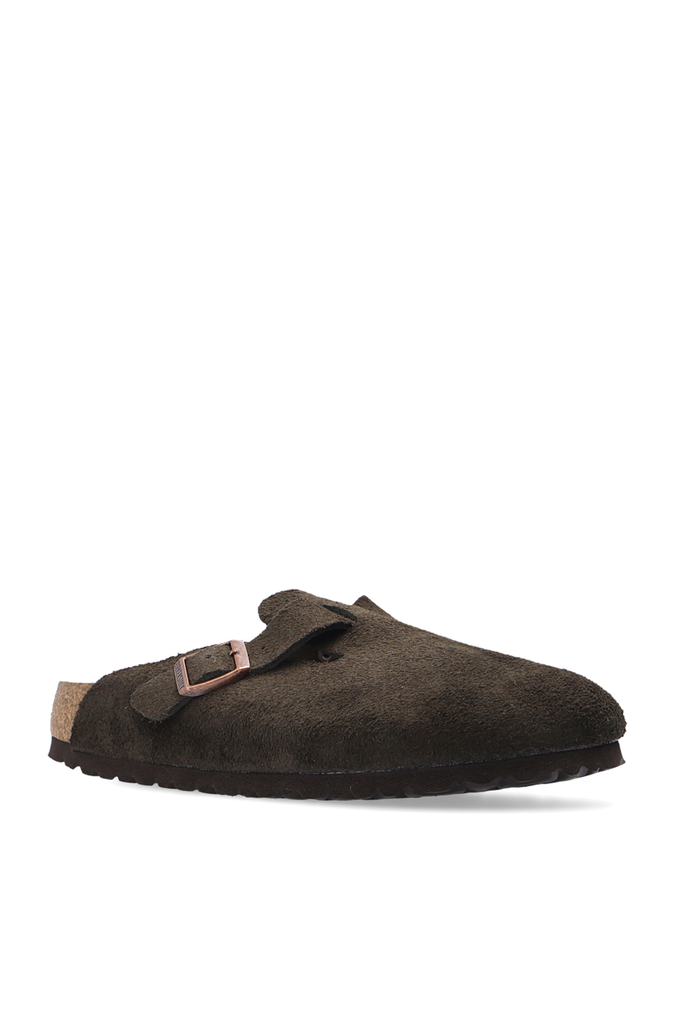 Brown 'Boston BS' slides Birkenstock - Vitkac Italy